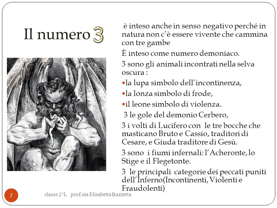 Simbologia numero discount 3 dante alighieri